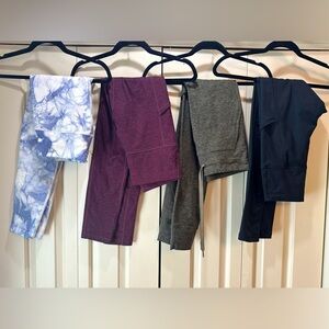 Set of 4 AERIE offline leggings size MEDIUM